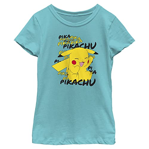 Fifth Sun Pokemon Pikachu Cracks a Joke Girls Short Sleeve Tee Shirt