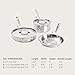 All-Clad D5® Stainless Steel Core 5 Piece Cookware Set- Made in USA- The Upgrade for Supremely Even Heat- Includes Frying Pans, Saucepan, Sautépan -Oven Safe & Induction Compatible