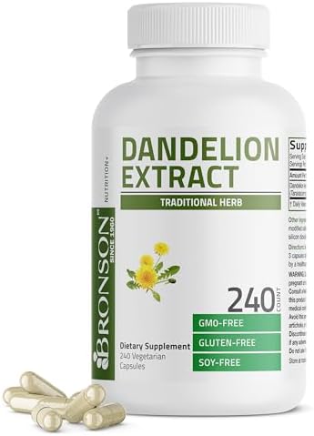 Bronson Dandelion Extract High Potency Supplement, Supports Overa...
