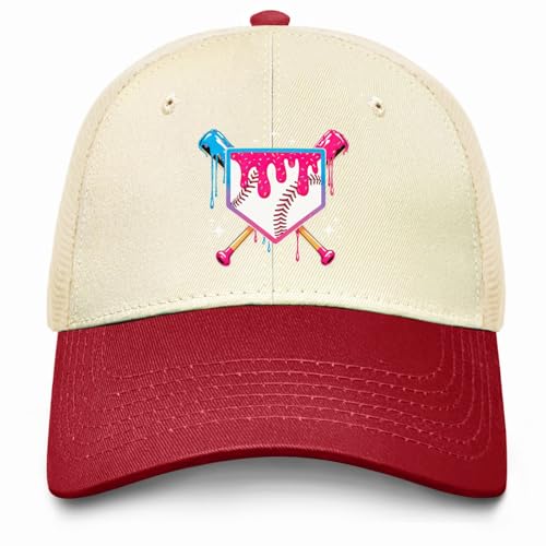 Baseball Dripping Ice Cream Baseball Hats Beach Cap for Her