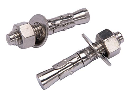1/2" X 2-3/4" Stainless Wedge Anchor (5pc), 18-8 Stainless Steel