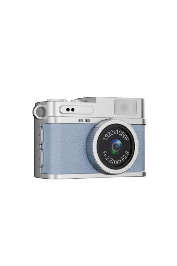 Dijital Fotoğraf Makineleri Video Kamera Mini Anahtarlık 1080P CMR35 Mavi