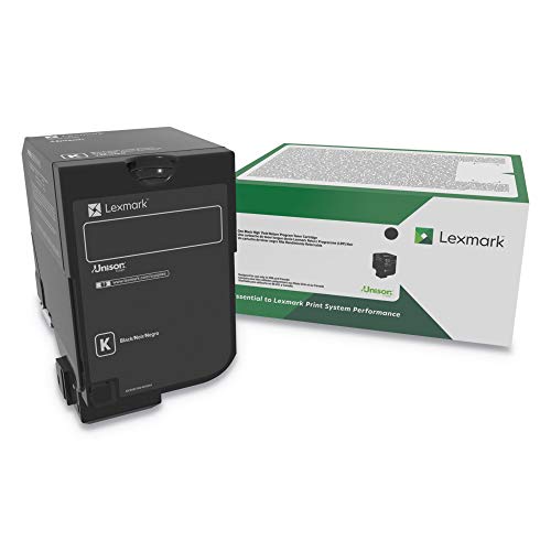 Cartouche toner noir Lexmark 74C0HKG haut rendement 20 000 pages laser