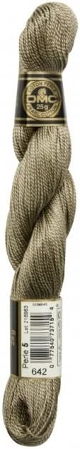 DMC 642 - Hilo de algodón tamaño 5