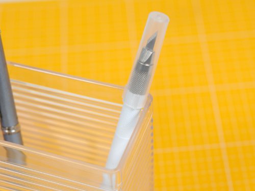 Nt Cutter Resin Holder Art Knife, White Holder, 1 Knife (D-401P-W) #TOP7