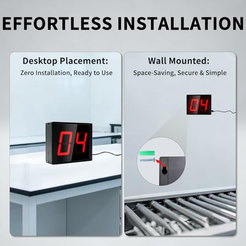 Ousmile Digital Tally Counter with Push Button Control, 2.3 Inch Large LED Display, Electronic Lap Counter for Walking, Sports(2-Digit) by Ousmile - Used condition - Image 5