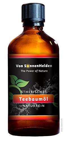 100ml PREMIUM Ätherisches Teebaumöl 100% Naturrein. Duftöl und Aromaöl z.B. für Wellness, Entspannung, Raumduft, Autoduft, Öllampe, Diffuser, Sauna.