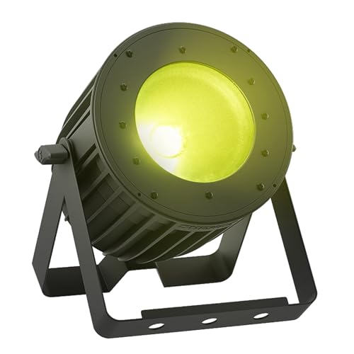 SHEHDS LED COB 200W Par Lights RGBACL 6in1 Color Stage Wash Lights 69 Degree Beam Angle Sound Actived & DMX512 Control Strobe Uplights Aluminum Alloy Shell DJ Lights for Wedding Show Church Disco