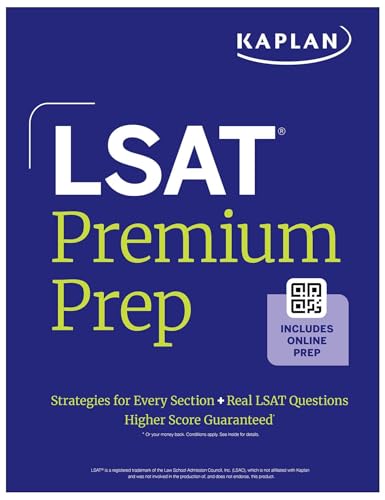 LSAT Premium Prep (2026): 4: Master the Digital LSAT with Exclusive 99th-Percentile Instructor Videos, Data-Driven Strategies, and Official Practice (Kaplan Test Prep)