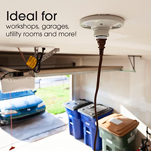 image for Power Gear Polarized Handy Plug, 2 Pack, Light Socket to Plug Adapter,