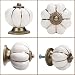 Pomos Ceramica (16 Piezas) - Pomos Vintage Calabaza con Tornillos 4,1 x...