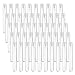 Suhome 12x100mm Clear Plastic Test Tubes with Caps for Scientific Experiments, Halloween, Christamas, Scientific Themed Kids Birthday Party Supplies, Decorate The House, Candy Storage (50 Pack)