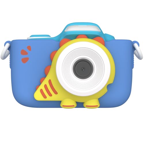 myFirst Caméra pour Enfants Full HD 16 Mpx, Appareil Photo numérique HD Avant et Objectif Selfie, caméra vidéo numérique pour Enfants