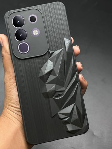 NIUKIN Silicone Case for Vivo T4x 5G / iQOO Z10x 5G Black - Image 4