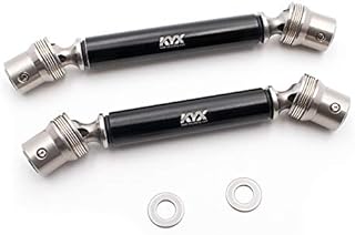 KYX Racing Stainless Steel Center Drive Shaft Dogbone Upgrades Parts Accessories for RC Crawler Car Axial SCX10 III AXI03007