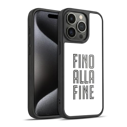 Coque gel iPhone 15 Pro antichoc Juventus protection militaire Head Case Designs
