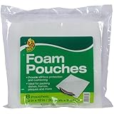 Duck Brand Foam Pouches, 12x12 Inches, 8 Pouches per Pack (281847)