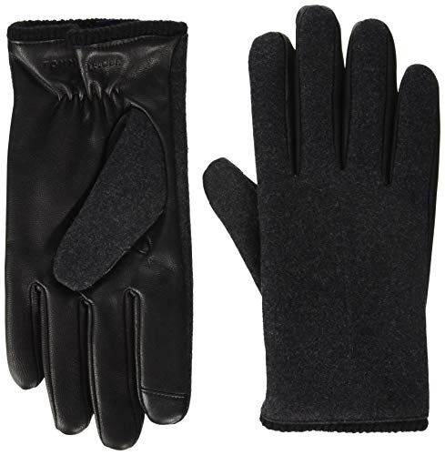 Tommy Hilfiger メンズ レザーグローブ US サイズ: Medium カラー: ブラック