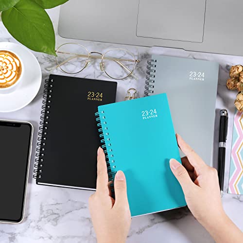 2023-2024 Pocket Planner/Calendar - Weekly & Monthly Pocket Planner, July 2023 - June 2024, 6.8" X 4.3", Strong Twin - Wire Binding, Plastic Cover #TOP1