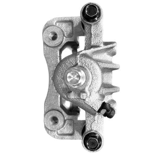 Image of Detroit Axle - Rear Right Brake Caliper for Hyundai 2005-2009 Tucson 2005-2010 Kia Sportage, Passenger Side Disc Brake Caliper with Bracket 2006 2007 2008 Replacement