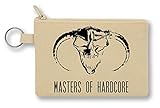Ein kleines, handliches Master of Hardcore Black Evil Logo Geldbörse mit Reißverschluss