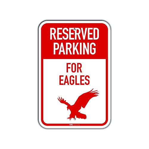 Panneau de parking silhouette Eagle pour décorer votre garage