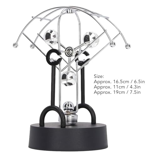 Image of AUGEN Balancing Pendulum Durable Metal Innovative Stress Relief Toy Kinetic Orbital Art for Home Office Desktop Gift Decoration (1 Piece, 7597D13)