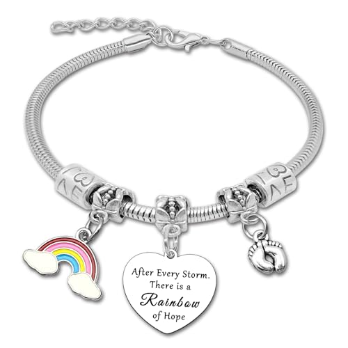 In Memory of Baby Gift New Mom Gift Bracelets Miscarriage Gifts for Mothers Pregnancy for Women Infant Loss Sympathy Gift Memorial Loss of Baby Gifts Pregnancy Loss Gifts Pregnancy Announcement Gifts