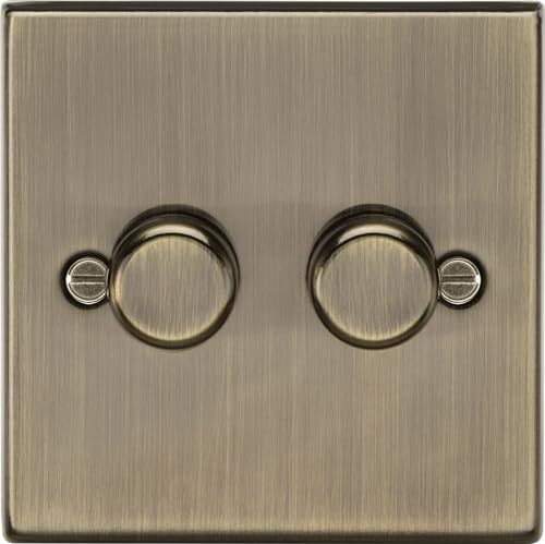 2G 2-way 10-200W (5-150W LED) Intelligent dimmer - Antique Brass