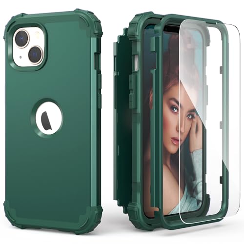 Coque iPhone verte avec verre trempé IDweel antichoc