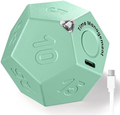 Amazon.com: KADAMS Pomodoro Timer Desk Productivity Timer Cube ...