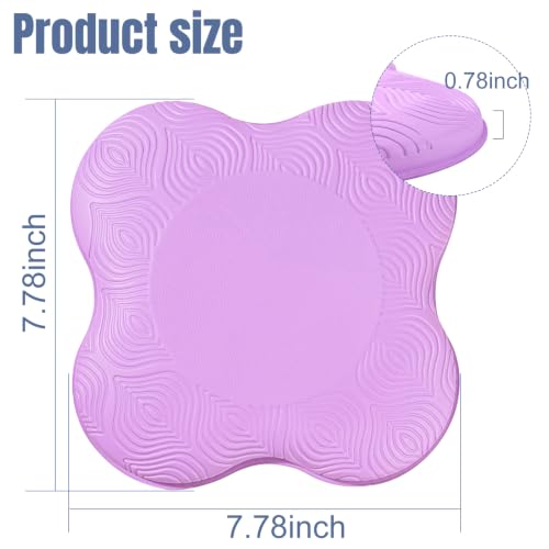 Image of Yoga Knee Pads 2 Pack, Foam Kneeling Cushions - Non-Slip Pilates Knee Pad Cushion & Wrist Support - Portable Workout Knee Pads for Meditation, Kneeling, Balance, Floor, Pilates,Yoga