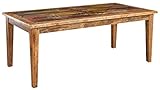 tavolo massello  Biscottini Tavolo legno massello 200x100 cm Made in Italy  Tavolo legno grezzo riciclato  Tavolo da pranzo in legno massello  Tavolo sala