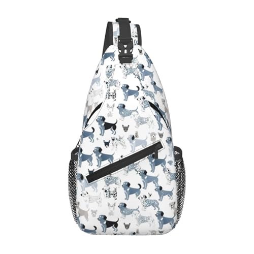Mochila cruzada con estampado de perro Dachshund miniatura 1