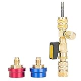 OEMTOOLS 24529 No Gas Loss R134a A/C Valve Core Remover/Installer | Works on Most Standard R134a A/C Valve Cores | Easily Perform a Common A/C Repair