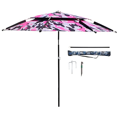 Garden parasols Sonnenschirm zum Angeln - Mehrzwecker Parasol -Regenschirm im Freien für Garten, Strand, Terrasse, Golf, Campingunterkünfte, wasserdichte Sonnenschutzwinddauer Regenschirme Outdoor