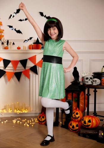 Vestido Mini Sin Mangas Brillante para Niñas 4-12 años miniatura 4