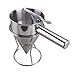 Pfannkuchen Teigspender Edelstahl Teigportionierer Edelstahl Teig Spender Batter Trichter Backtrichter, Edelstahl Backtrichter Trichtert für Home Kitchen Bäckerei (2)