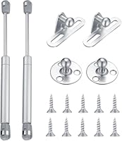 2 Stück Gasdruckfedern 200N/20kg Gasfederkolben, Dämpfer für Küche und Möbel pneumatischer Möbelheber Gaskolbenarmdämpfer Scharnierdämpfer für Schranktüren