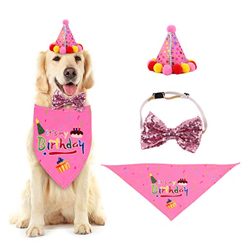 Yinuoday Cane Compleanno Bandana Cagnolino Carino