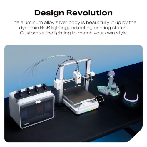 Image of Creality SPARKX i7 3D Printer with 4 Color Printing, AI Camera Monitoring, Auto Bed Leveling, 500mm /s High Speed, 260x260x255mm Build Volume, Smart Desktop 3D Printer