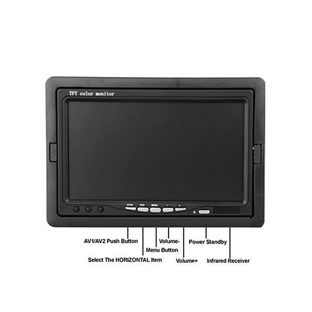 Amazon.co.jp: 7インチ TFT LCDモニター 車用オンダッシュモニター