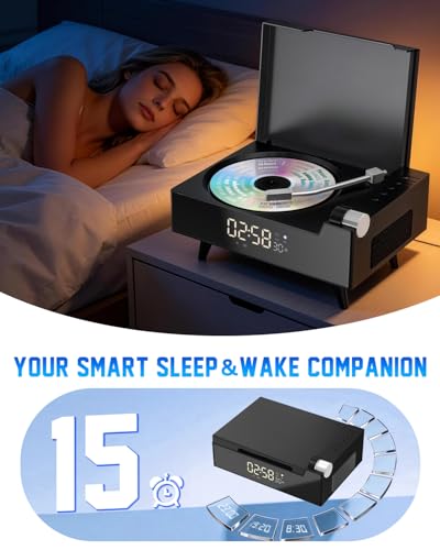 CD Player Portable with Bluetooth for Home Desktop - image 7