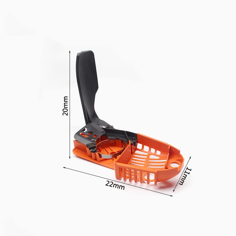 Cubierta de piñón de embrague, conjunto de cubierta de freno for podadora, motosierra con mango superior, compatible con Zenoah 2500 25cc, reemplazo de protector de sierra de cadena repuestos perfecto