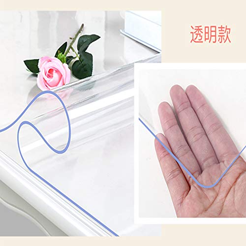 Nappe transparente protecteur de bureau et tapis de sol 85x140cm