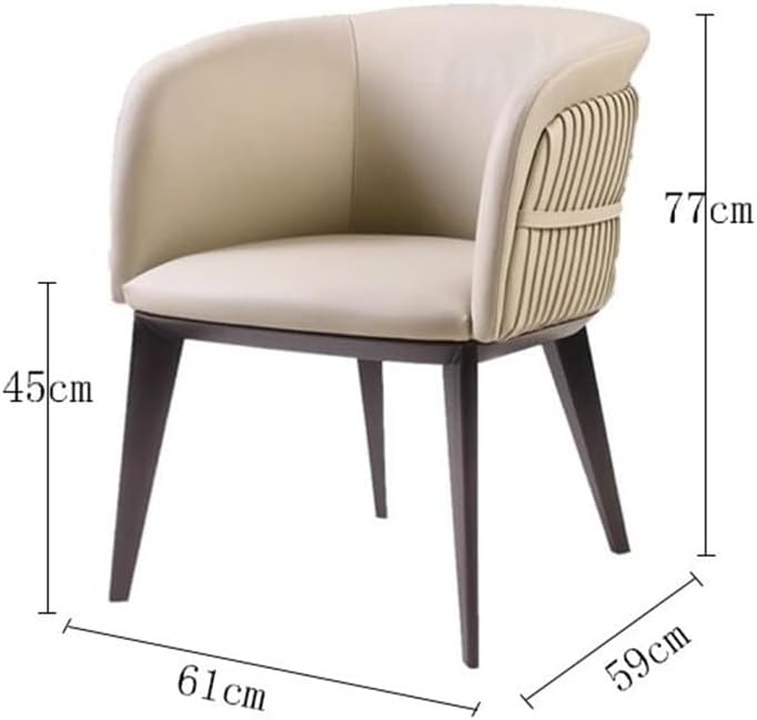 Dining Chair Home Study Restaurant Hotel Backrest Leisure Bedroom Makeup