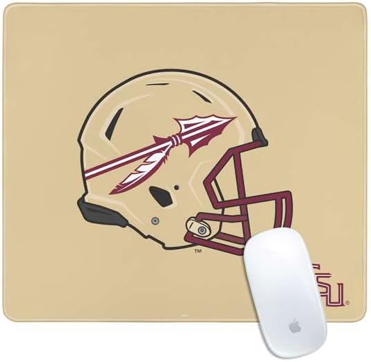 Skinit Extra Large Gaming Mouse Pad - Officially Licensed FSU Seminoles Black Design with Stitched Edges, Waterproof, Non-Slip Rubber Base, Desk Mat for Keyboard & Mouse, 35.75" x 15.4" inches