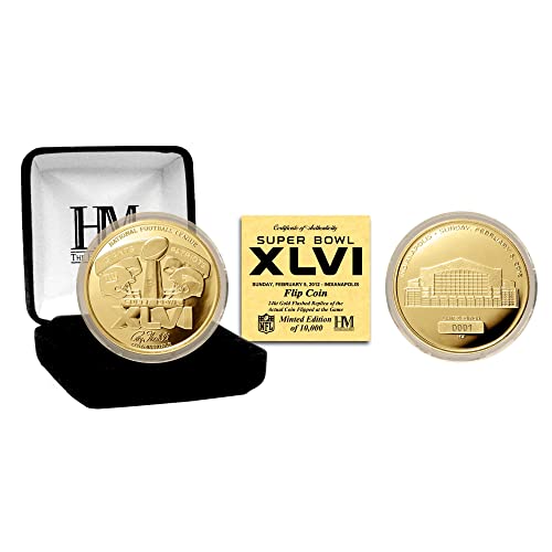 13436 ハイランドミント社製スーパーボウルXLVI記念 24KTゲーム Amazon.co.jp: Highland Mint 12-SB46FGMK Super Bowl XLVI 24KT Gold