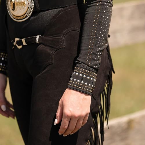 Schneiders Ladies Sarah Crystal Western Show Shirt | Sparkling Rhinestone Details | 4-Way Stretch for Comfort4