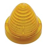 United Pacific 38278B Truck Cab Light, 13 LED Beehive Truck-Lite Style, Amber LED/Amber Lens